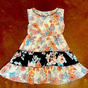 Kids vintage patterned dress